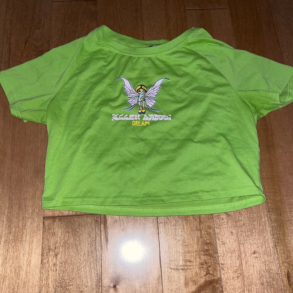 Shein cropped shirt